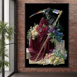 Death Rests With Fallen Petals - NicheCanvas