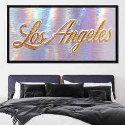 Golden Dreams of LA Sunset - NicheCanvas