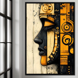 Geometric Fusion Reverie - NicheCanvas