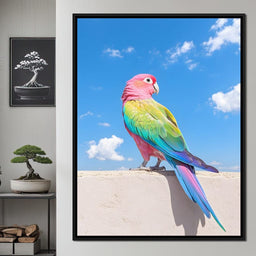 Vibrant Parrot - NicheCanvas