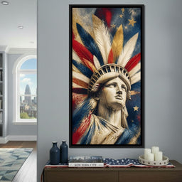 Sovereign Plume of Liberty - NicheCanvas