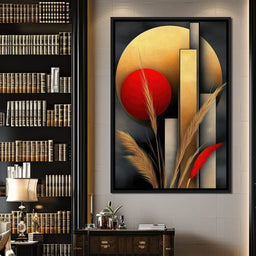 Sunset Geometry - TooplesArt - NicheCanvas