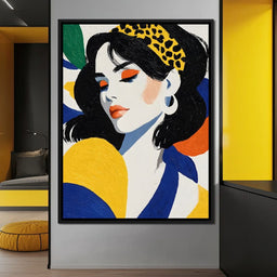 Vivid Leopard Headband Muse - NicheCanvas