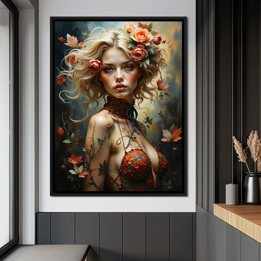 Female Portrait 331 - Johanjjf Canvas Print