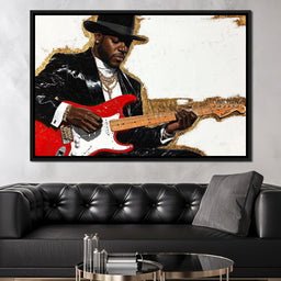 Electric Harmony Portraiture - NicheCanvas