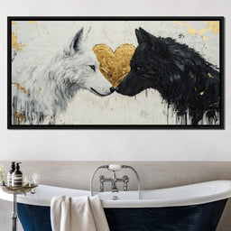 Eternal Bond of Wolves - NicheCanvas