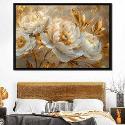 Golden Petal Harmony - NicheCanvas