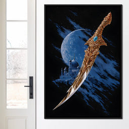 Celestial Palace Gilded Scimitar - NicheCanvas