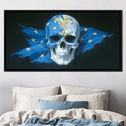 Sapphire Stars Sovereign Skull - NicheCanvas