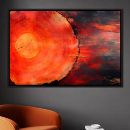 Fiery Echoes of Time - NicheCanvas