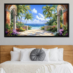 Tropical Gateway to Tranquility - NicheCanvas