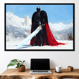 Guardian of Frostbound Realms - NicheCanvas