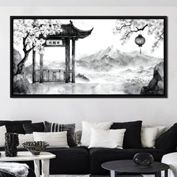 Tranquil Mountain Passage - NicheCanvas