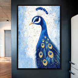 Majestic Feathered Peacock - NicheCanvas