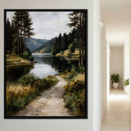 Pine Valley River Pathway - NicheCanvas