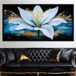 Golden Blossom Splendor - NicheCanvas