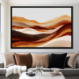 Sahara Dunes Earth Tones - NicheCanvas