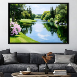 Whispering Meadows Reflection - NicheCanvas