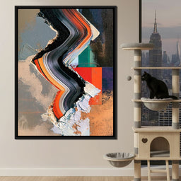 Fractured Velocity Through The Static - NicheCanvas