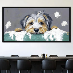 Puppy Yorkshire  Dreams - NicheCanvas