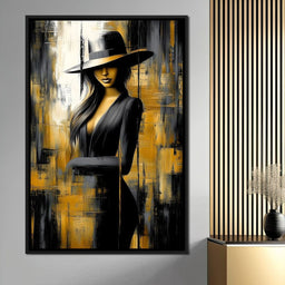 Golden Allure of Mystery - NicheCanvas