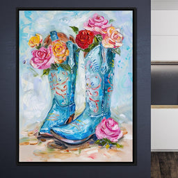 Floral Cowboy's Melodic Saga - Neal Hackett - NicheCanvas