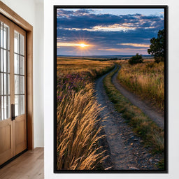 Golden Hour Journey Home - NicheCanvas