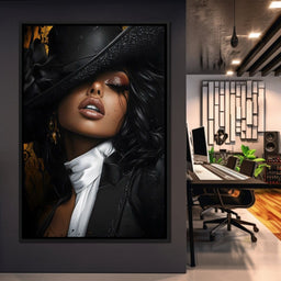 Moonlit Elegance of Shadows - NicheCanvas