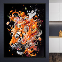 Citrus Storm Tiger Awakening - NicheCanvas