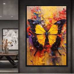 Colorburst Moths - NicheCanvas