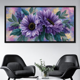 Lavender Blooms Radiance - NicheCanvas