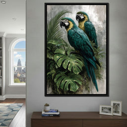Emerald Jungle Guardians - NicheCanvas