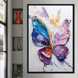 Iridescent Butterfly Euphoria - NicheCanvas