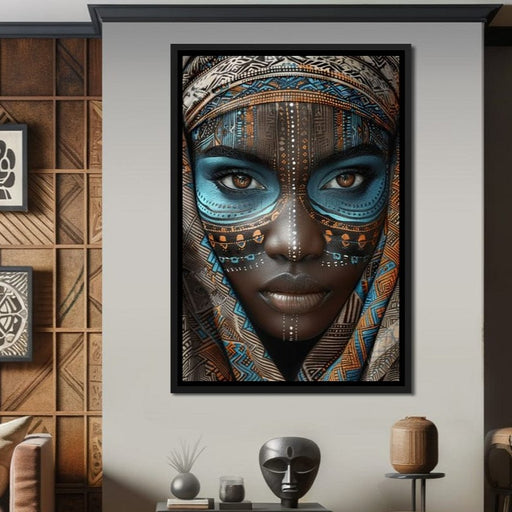Tribal Beauty Unveiled Canvas Print