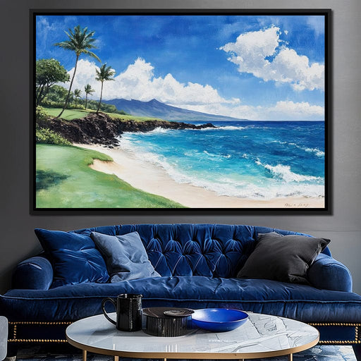Tropical Shoreline Escape Canvas Print