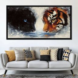 Feline Reflection Harmony - NicheCanvas