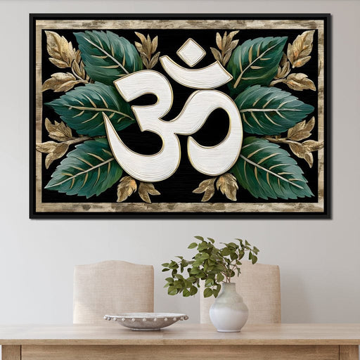 Tranquil Leafy Reverence Canvas Print