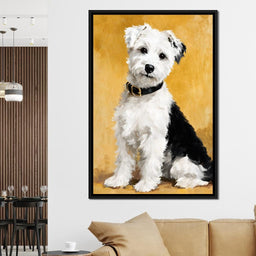 Furry Companion Golden Glow - NicheCanvas