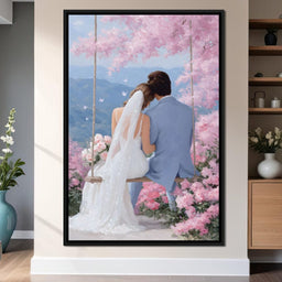 Wedding Vows Under Blossom Skies - NicheCanvas