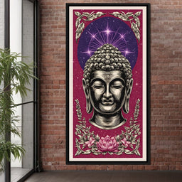 Celestial Lotus Buddha Calm - NicheCanvas