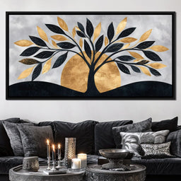 Golden Dawn Tree Reverie - NicheCanvas