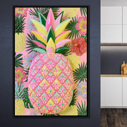 Tropical Solstice Island Pineapple - NicheCanvas