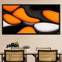 Tangerine Swirl - TooplesArt - NicheCanvas