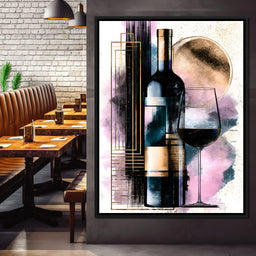 Still Life With Gold And Grape - NicheCanvas