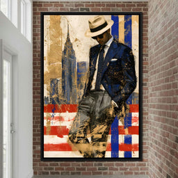 Gentleman of the Painted Skyline - NicheCanvas