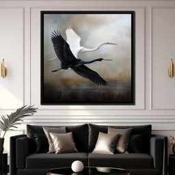 Heron Harmony - TooplesArt - NicheCanvas