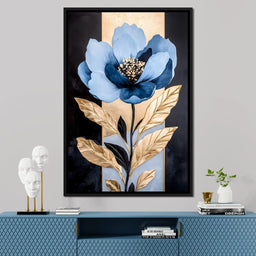 Floral Elegance Midnight Bloom - NicheCanvas
