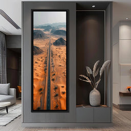 Desert Highway Serenity - NicheCanvas