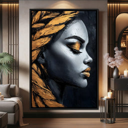 Golden Reflections Elegance - NicheCanvas