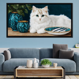 Gentle Feline Reverie - NicheCanvas